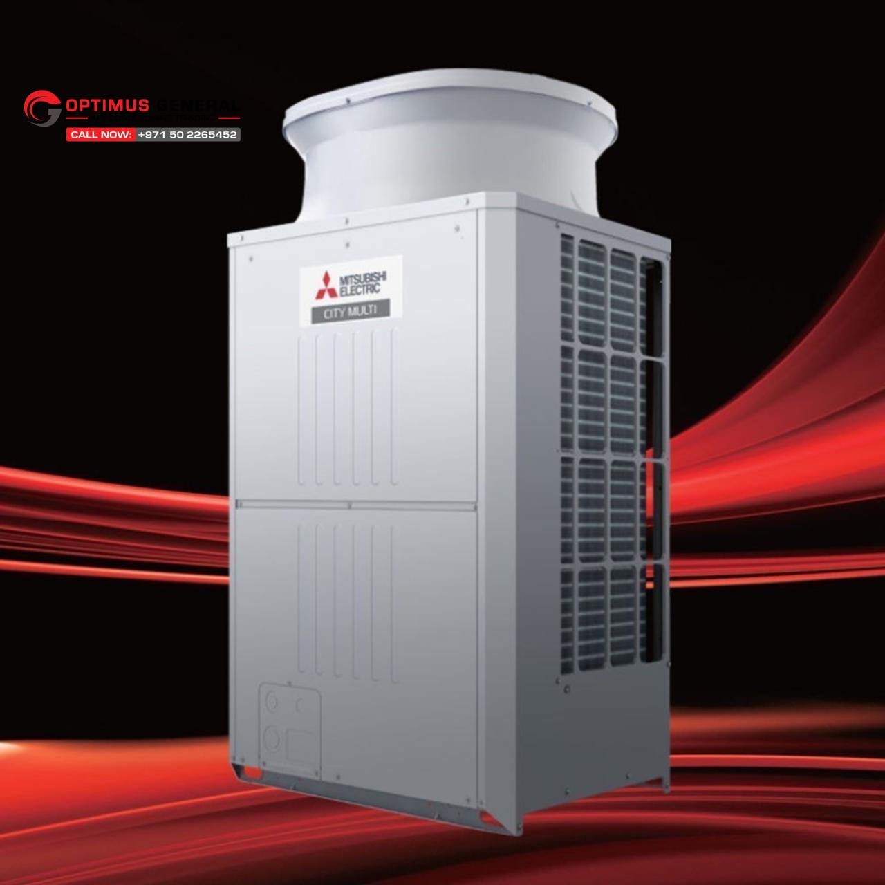 Mitsubishi Electric City Multi VRF outdoor condensing bank